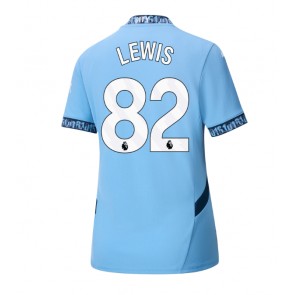 Manchester City Rico Lewis #82 Domaci Dres za Ženska 2024-25 Kratak Rukavima